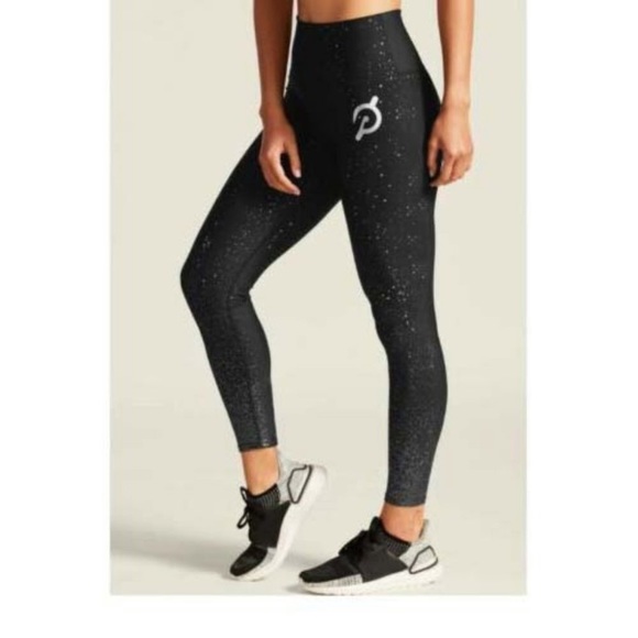 Peloton Pants - Peloton Black High Rise Sparkle Leggings S